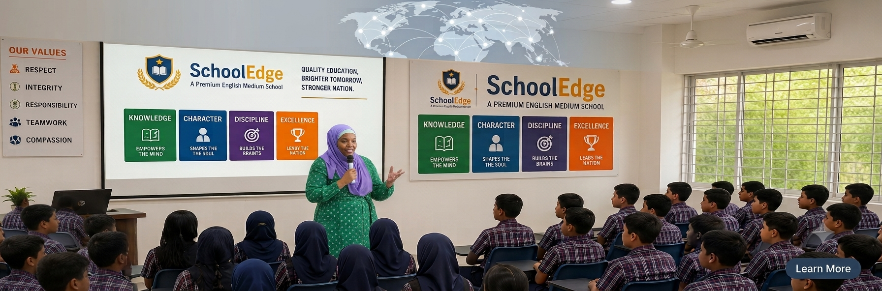 The Madam is advising the students